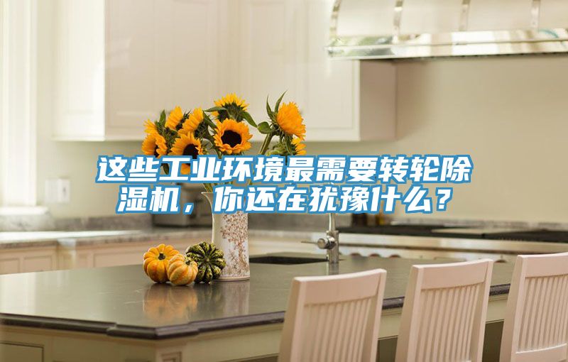 這些工業(yè)環(huán)境最需要轉(zhuǎn)輪除濕機(jī)，你還在猶豫什么？