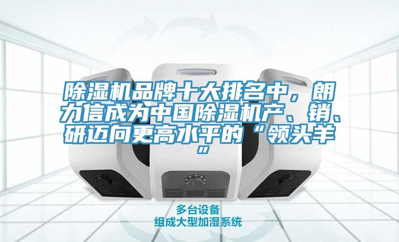 除濕機品牌十大排名中，朗力信成為中國除濕機產(chǎn)、銷、研邁向更高水平的“領(lǐng)頭羊”