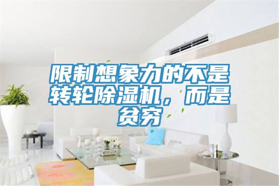 限制想象力的不是轉(zhuǎn)輪除濕機(jī)，而是貧窮