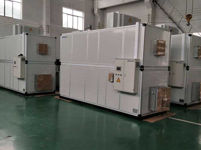 濟(jì)南銘威化工鋰電池鈷酸鋰零下40℃露點(diǎn)，三臺(tái)全新風(fēng)轉(zhuǎn)輪除濕機(jī)組